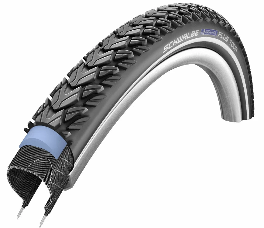 Schwalbe Marathon Plus Tour 28" 47-622 Reflex Pneu à Fil 1 Schwalbe Marathon Plus Tour 28" 47-622 Reflex Pneu à Fil
