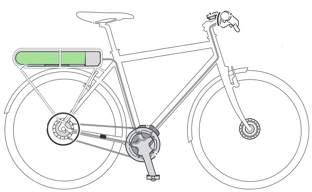 Shimano Batterie STEPS BT-E6001 504Wh Pour Montage Sur Le Porte-bagages 4 Shimano Batterie STEPS BT-E6001 504Wh Pour Montage Sur Le Porte-bagages – Image 4