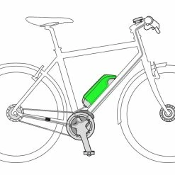 Shimano Batterie STEPS BT-E6010 418Wh Pour Montage Sur Cadre -Roues Soldes Magasin Shimano STEPS BT E6010 418Wh Akku fur Rahmenmontage a