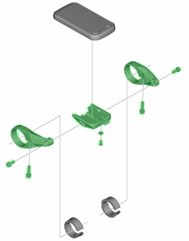 Shimano STEPS Support D'écran Pour SC-E6100/E6010 2 Shimano STEPS Support D'écran Pour SC-E6100/E6010 – Image 2