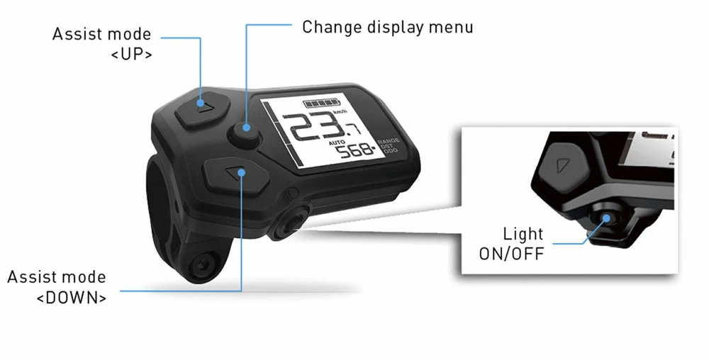 Shimano Écran STEPS SC-E5003 Avec Connecteur EW-SD300 5 Shimano Écran STEPS SC-E5003 Avec Connecteur EW-SD300 – Image 5