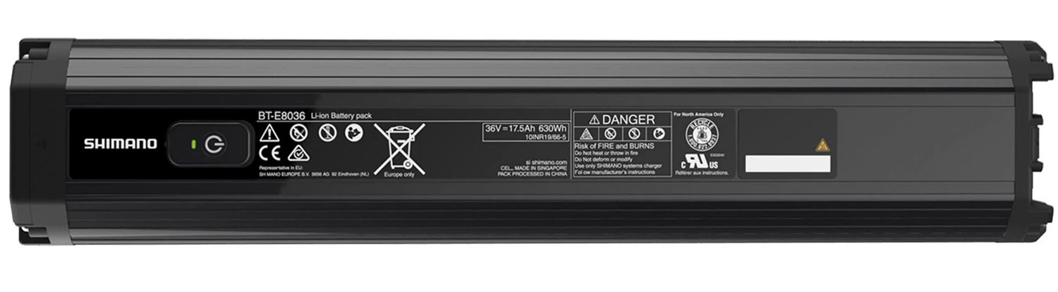 Shimano Batterie STEPS BT-E8036 630Wh Intégrée 2 Shimano Batterie STEPS BT-E8036 630Wh Intégrée – Image 2