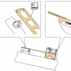 Shimano TL-BME02 Gabarit Pour Support De Batterie STEPS BM-E8010/E8016 -Roues Soldes Magasin Shimano TL BME02 YEZY00014 d