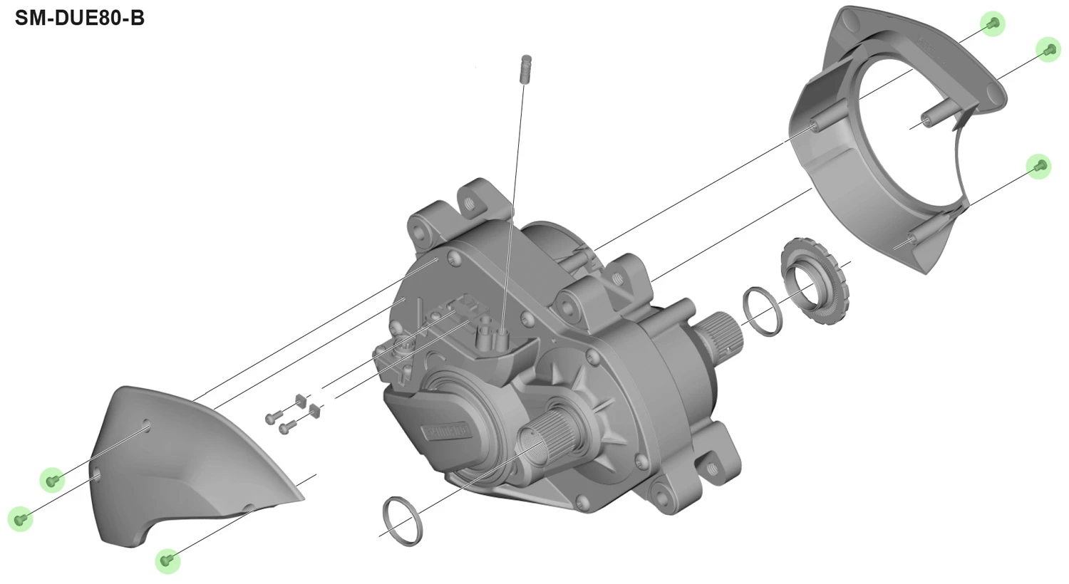 Shimano Vis De Fixation Pour Boîtier STEPS SM-DUE80 3 Shimano Vis De Fixation Pour Boîtier STEPS SM-DUE80 – Image 3